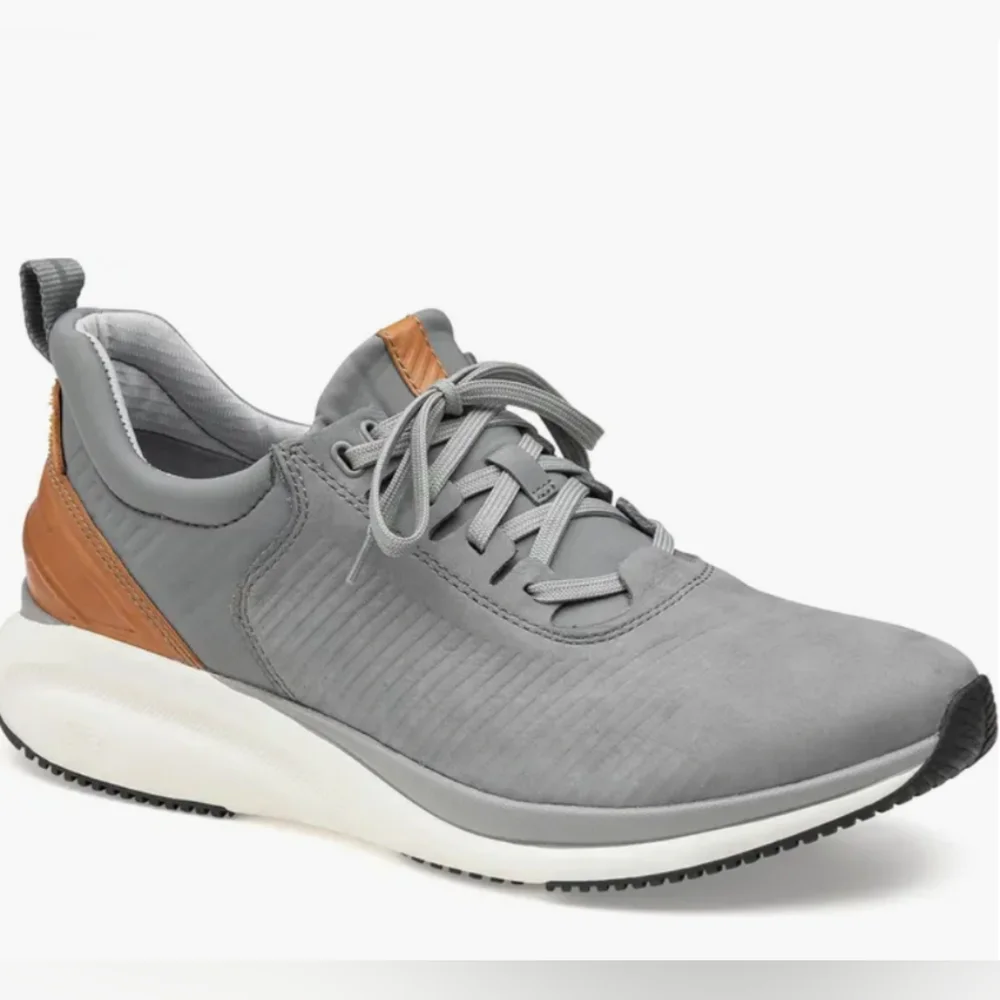 Johnston Murphy XC4® TR1-Luxe Hybrid Grey Nubuck Sneakers Size 9M New MSRP $185 - Picture 1 of 6